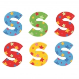 Bigjigs Toys drevené písmeno Hviezdička S