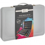 Sada výtvarných potrieb v plechovom kufríku