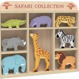 Drevená sada safari zvieratiek 2Kids Toys