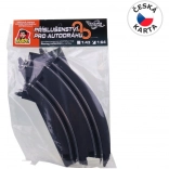 Náhradné diely pre autodráhu 1:64 - 4 kusy