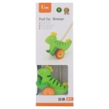 Drevená Tlačiaca Hračka Dinozaur