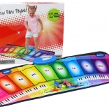 Interaktívna hudobná podložka Klavírik Dúhová