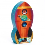 Puzzle Vesmírna raketa DJECO - 16 dielikov