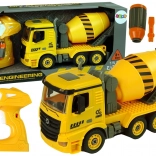 Betónovač na diaľkové ovládanie DIY s vŕtačkou 2.4GHz