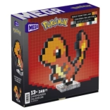 Stavebnica MEGA Pokémon pixel art Charmander 15 cm (349 dielikov)