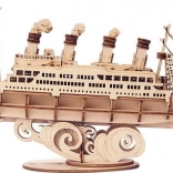 RoboTime drevené 3D puzzle Zaoceánsky parník
