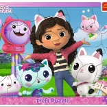 Puzzle 25 dielikov s rámčekom Spoznaj Gábi