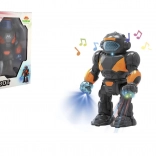 Chodiaci plastový robot so svetlami a zvukmi 22 cm