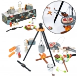 Drevená Sada Na Kempovanie 45 Ks