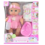 Bábätko so zvukmi a cikaním s doplnkami