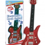 Bontempi rocková gitara červená