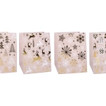 Darčeková taška M vianočná 26 × 32 × 12 cm