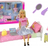 Bábika ANLILY – spálňa s doplnkami a nábytkom