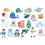 Vilac Drevené magnetky Island