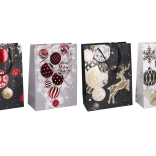 Darčeková taška S 18 × 24 × 8,5 cm – vianočné motívy