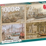 Puzzle Plavba vodnými kanálmi 1000 dielikov