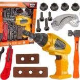 Sada náradia pre malých majstrov s vŕtačkou na batérie