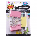 Kancelárske klipy 41 mm, sada 3 ks