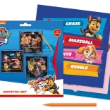 Škrabacie obrázky Tlapková patrola hrdinovia 21 × 21 cm