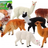 Súprava figúrok Alpaky a Lam 6 ks