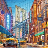 TREFL Puzzle Premium Plus: Výhľad na most v Manhattane 500 dielikov