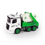 Skrutkovacie kontajnerové auto so svetlami a zvukmi