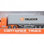 kamión s kontajnerom na batérie so svetlami a zvukmi