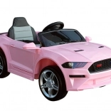 Ružové detské elektrické autíčko s diaľkovým ovládaním