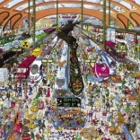 Heye puzzle vlaková stanica 2000 dielikov