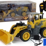 Veľký diaľkovo ovládaný stavebný nakladač s LED svetlami