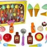 Súprava sladkostí Zmrzliny Košíčky Omáčky Lyžičky