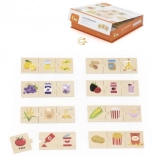 VIGA drevené puzzle vzťahy medzi prírodou a jedlom