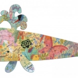 Obrysové puzzle veľryba