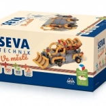 Stavebnica Seva Technik v meste, 956 dielikov