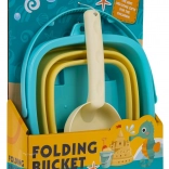 Súprava do piesku so skladacím vedierkom a lopatkou