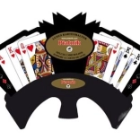 Čierny držiak na karty od PIATNIK