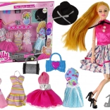 Bábika Emily s vymeniteľnými šatami a doplnkami