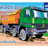 Detské omaľovánky Nákladné autá