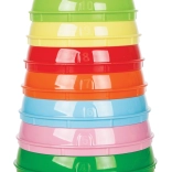 Stavebnica pyramída farebné kalíšky