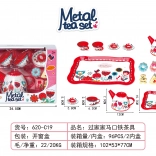 Kovová čajová súprava pre deti