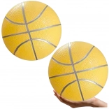 Pastelovo žltá gumená plážová lopta 20 cm