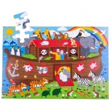 Podlahové puzzle Noemova archa 48 dielikov od Bigjigs Toys
