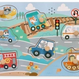 Zvukové puzzle – vozidlá