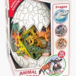 Plejo veľké dinosaurie vajce – sada figúrok a doplnkov (50 ks)