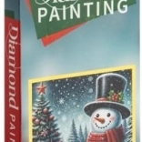 Diamantové maľovanie Snehuliak 30 × 30 cm