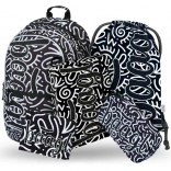 Školská sada Baagl Core Element: batoh, peračník, vrecko, dosky, peňaženka