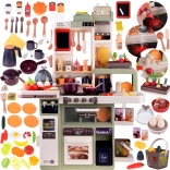 detská interaktívna kuchynka s parou, vodou, svetlami a zvukmi – 88 dielov