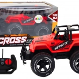 Závodné auto na diaľkové ovládanie 1:18 červené