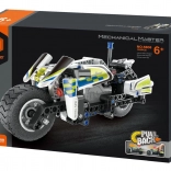 Stavebnica iM.Master policajná motorka so spätným naťahovaním, 193 dielikov