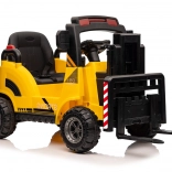 Elektrický detský vozík VZV žltý